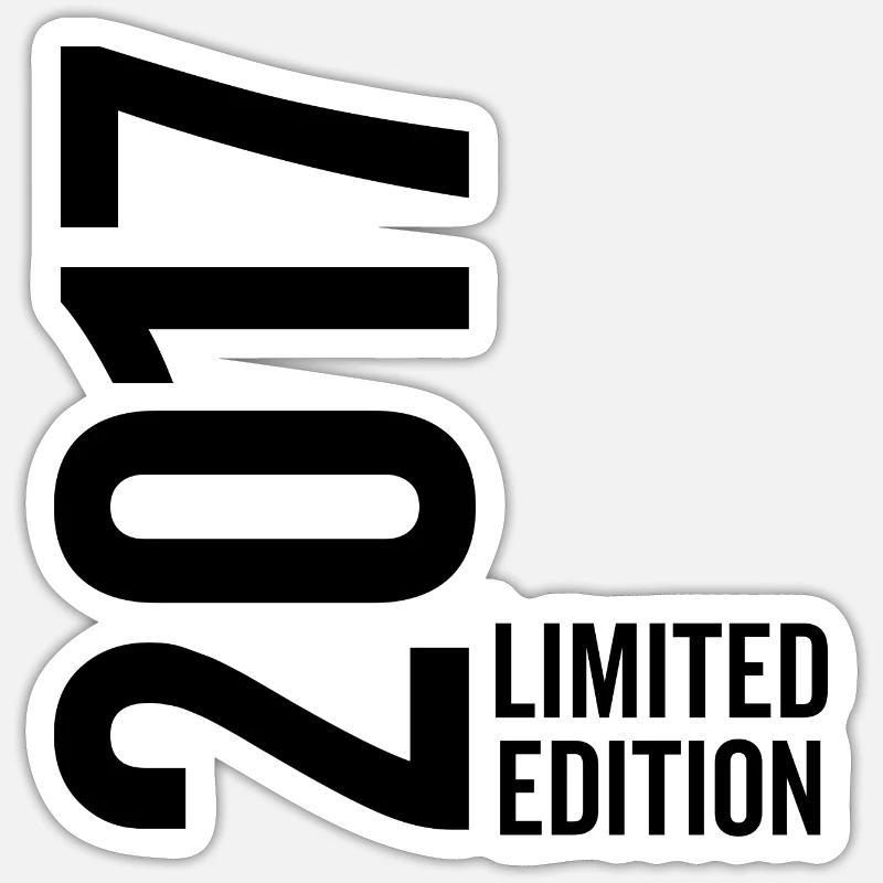 2017 Limitierte Edition - Sticker Größe S (10 x 10 cm) - Mattweiß