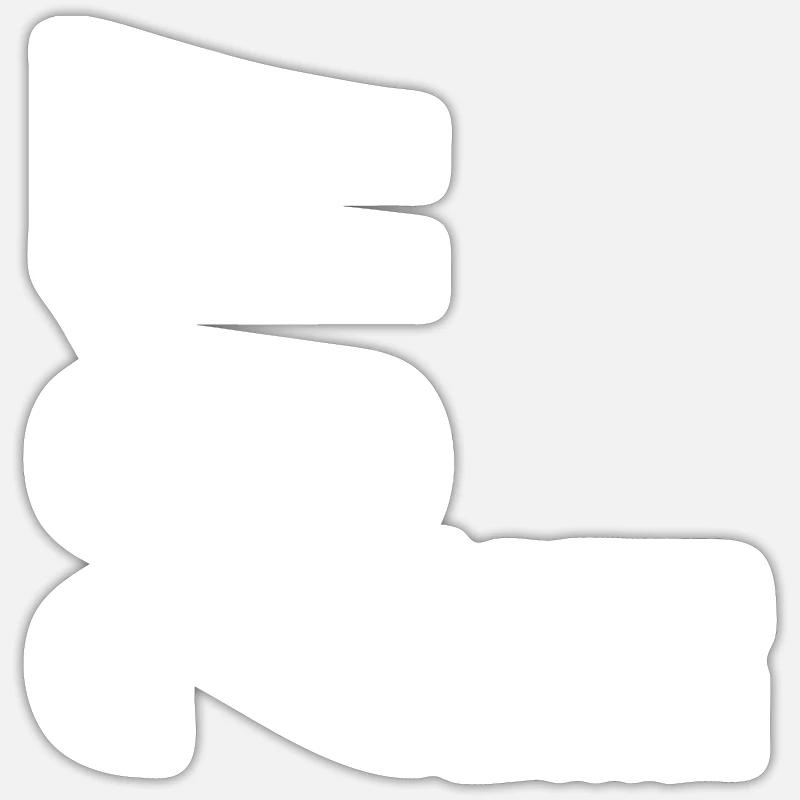 2017 Limitierte Edition - Sticker Größe S (10 x 10 cm) - Mattweiß