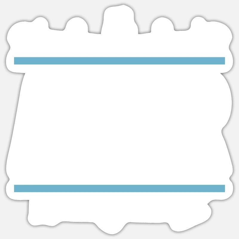 Amir - Sticker size S (10 x 10 cm) - white matte