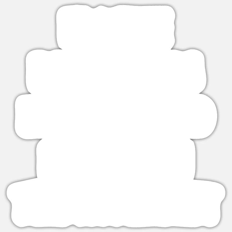 Paar, das sich online getroffen hat Ehemann Ehefra Sticker Größe S (10 x 10 cm)