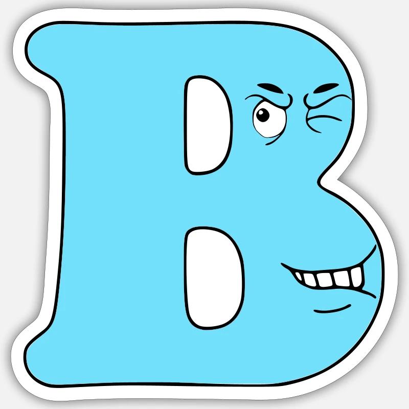 B Sticker size S (10 x 10 cm)