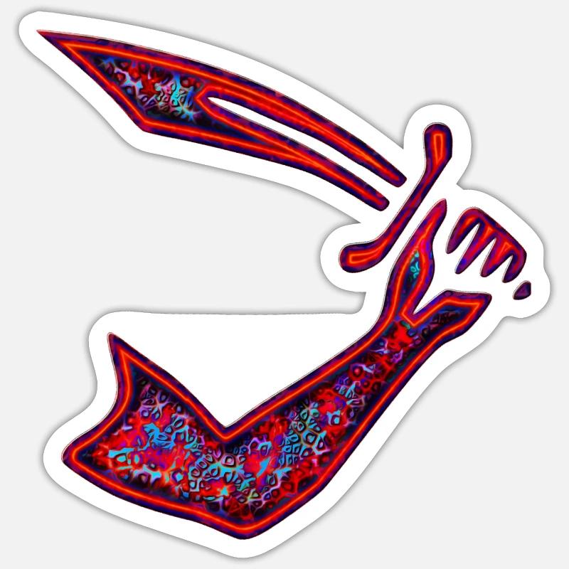 Drapeau pirate Thomas Tew A Sticker taille S (10 x 10 cm)