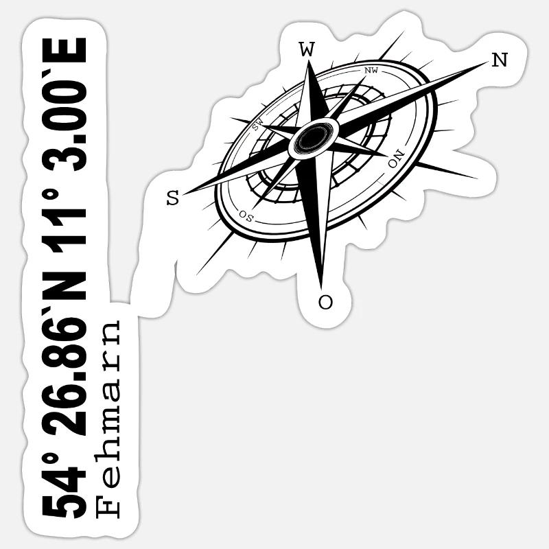 Fehmarn Sticker Größe S (10 x 10 cm)