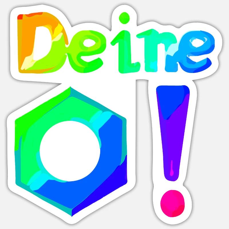 Deine Mutter! | Lustiger Spruch | Beleidigung Sticker Größe S (10 x 10 cm)