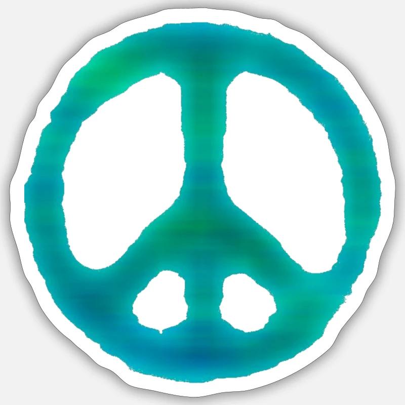 peace Sticker Größe S (10 x 10 cm)