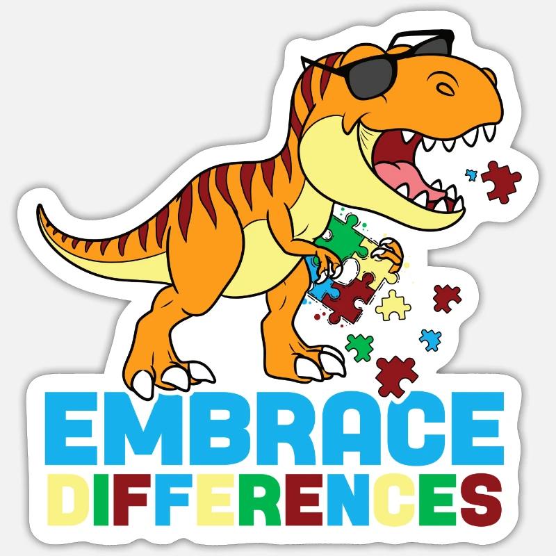 Embrace Differences Sticker size S (10 x 10 cm)