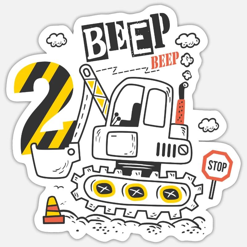 Sticker størrelse S (10 x 10 cm) - 