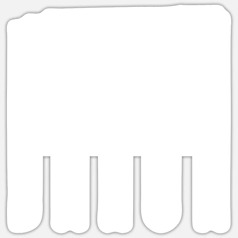 DARON... - Sticker size S (10 x 10 cm) - white matte