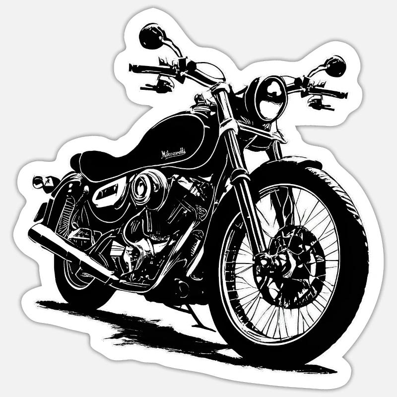 Vélo classique Sticker taille S (10 x 10 cm)