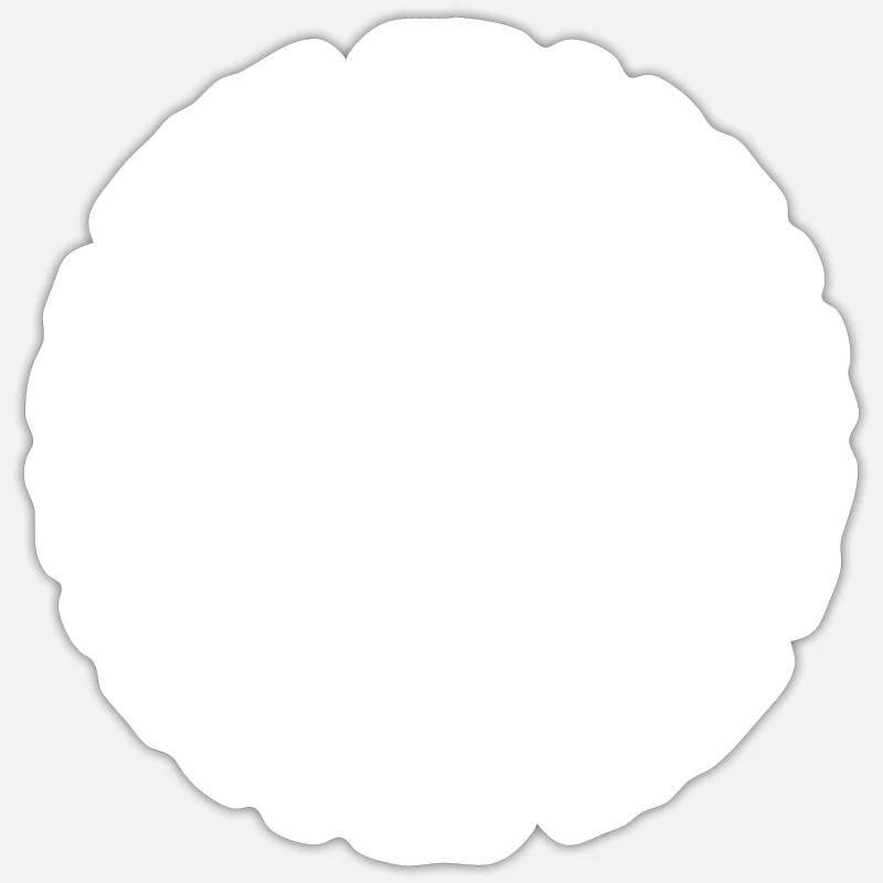 Ein Spartaner sein - Sticker Größe S (10 x 10 cm) - Mattweiß
