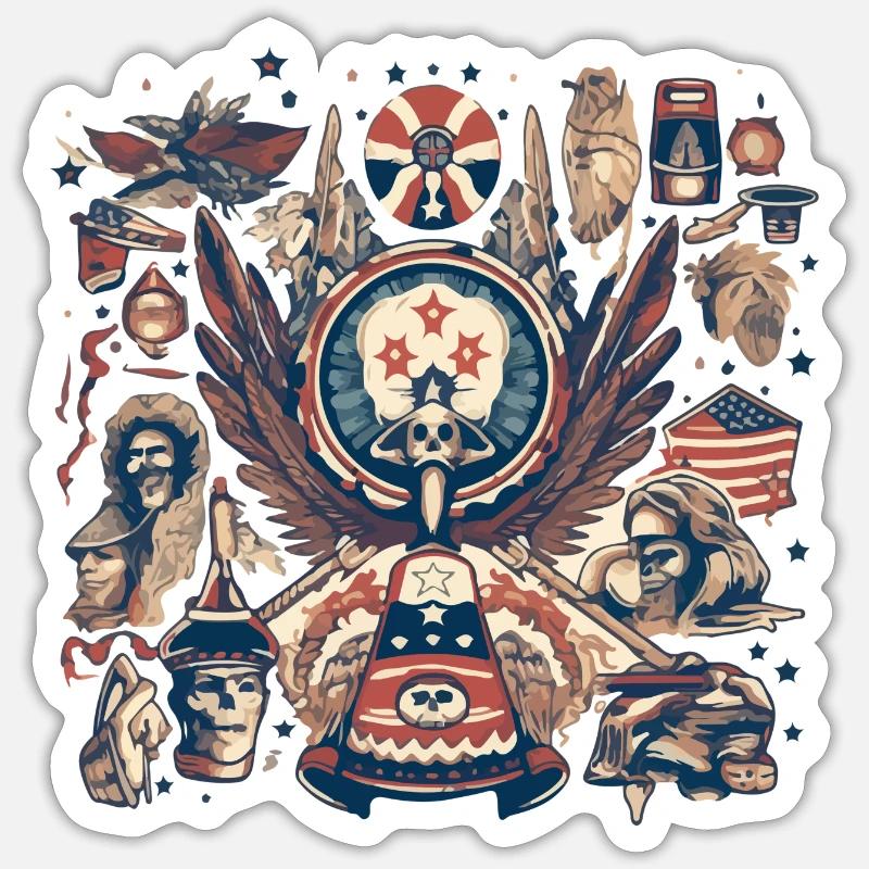 Sticker Größe S (10 x 10 cm) - 