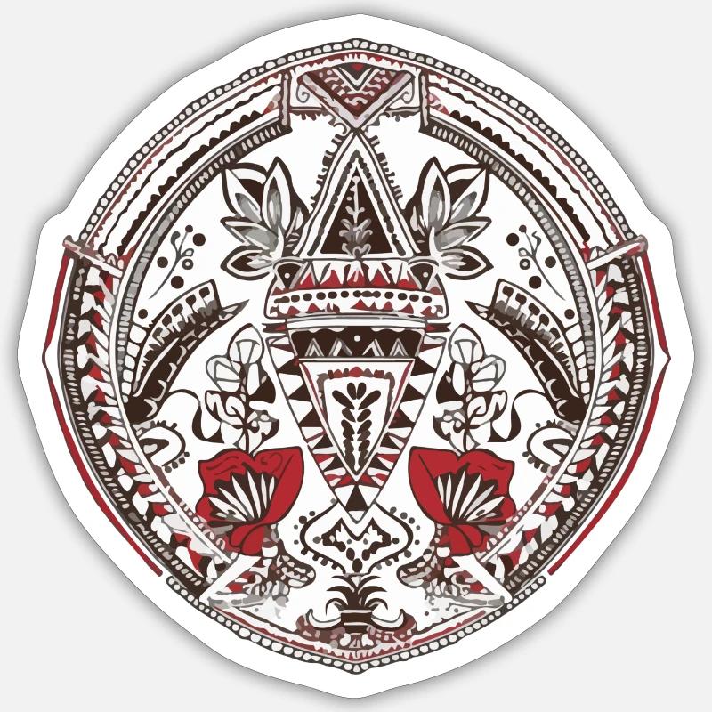 Folklore africain Sticker taille S (10 x 10 cm)