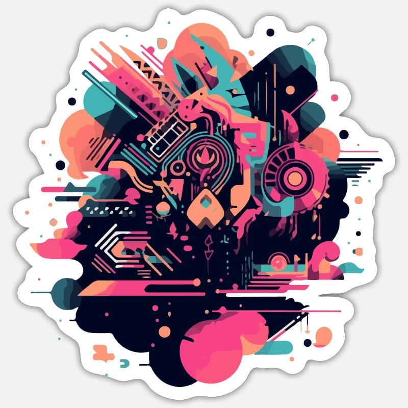 Sticker Größe S (10 x 10 cm) - 