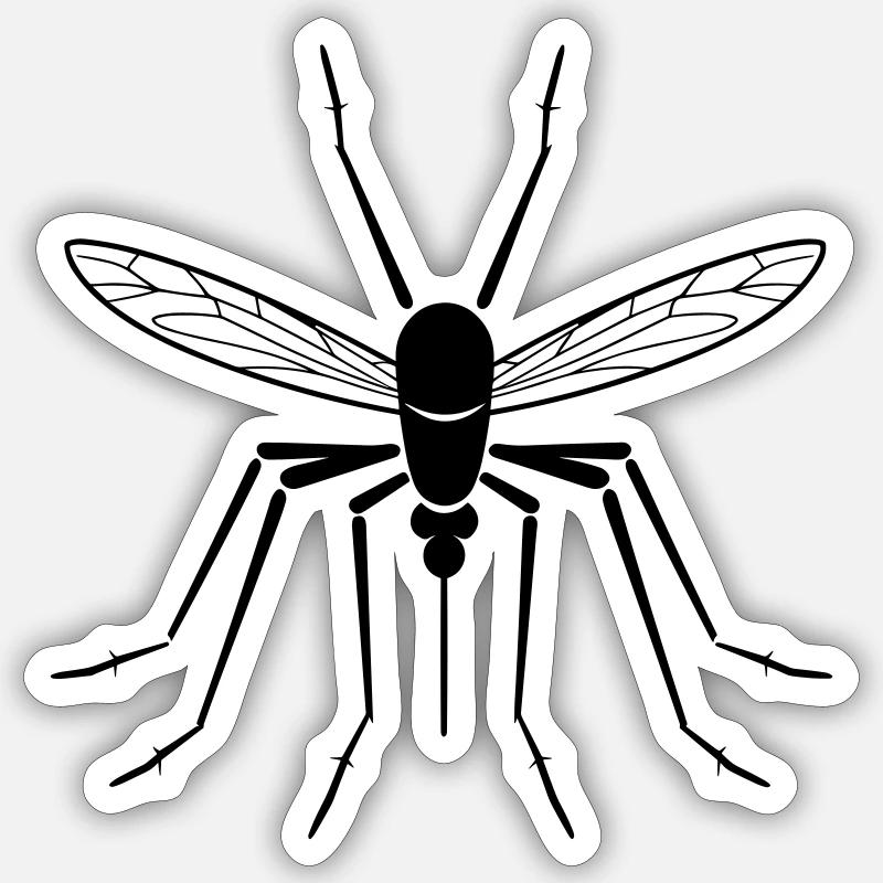 Mosquito Sticker size S (10 x 10 cm)