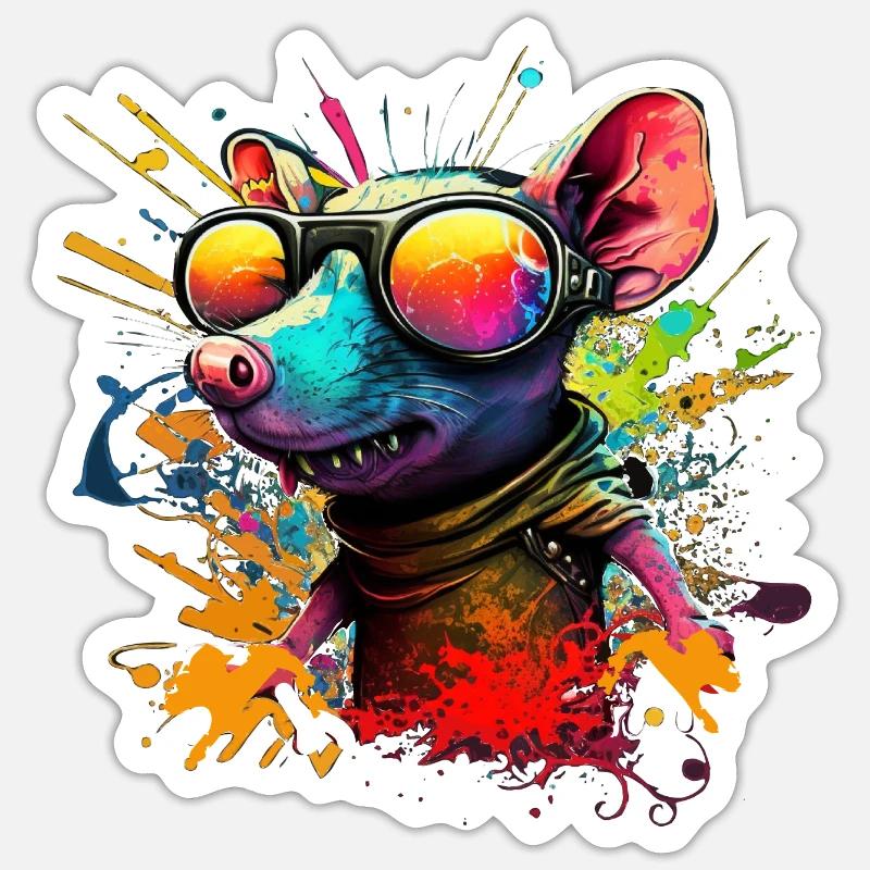 Sticker taille S (10 x 10 cm) - 