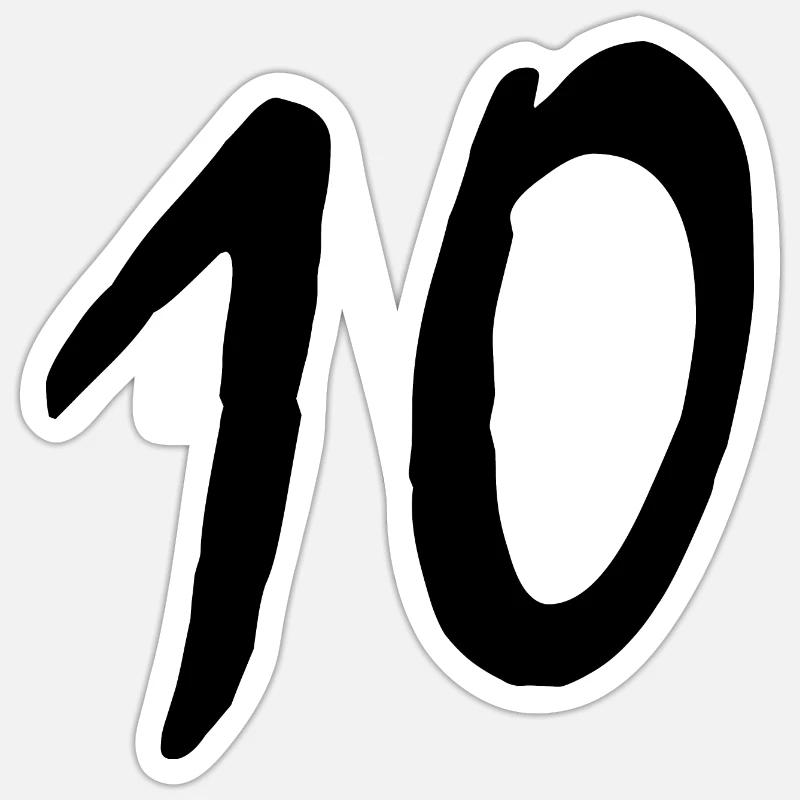 Sticker Größe S (10 x 10 cm) - 