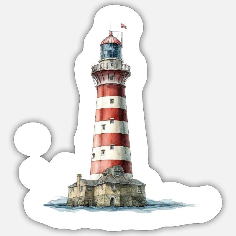 Fluorescent - Sticker taille S (10 x 10 cm) - blanc mat