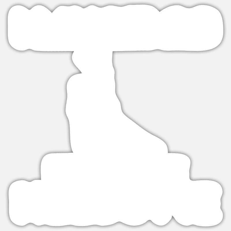 Dancing Dance Music - Sticker size S (10 x 10 cm) - white matte