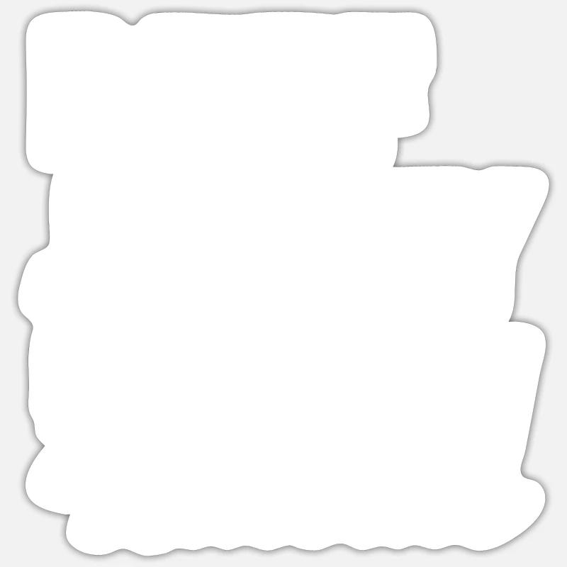 Beef jerky is - Sticker size S (10 x 10 cm) - white matte