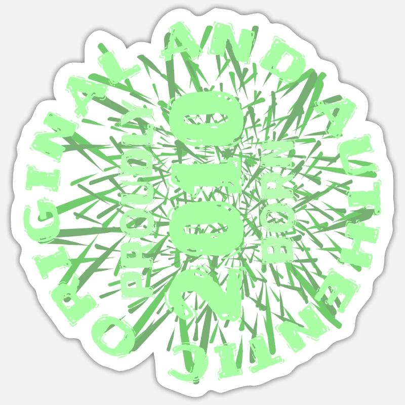 2010 - Sticker taille S (10 x 10 cm) - blanc mat