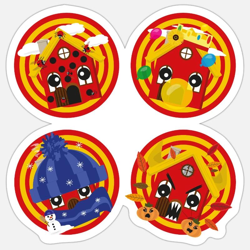 Sticker Größe S (10 x 10 cm) - 