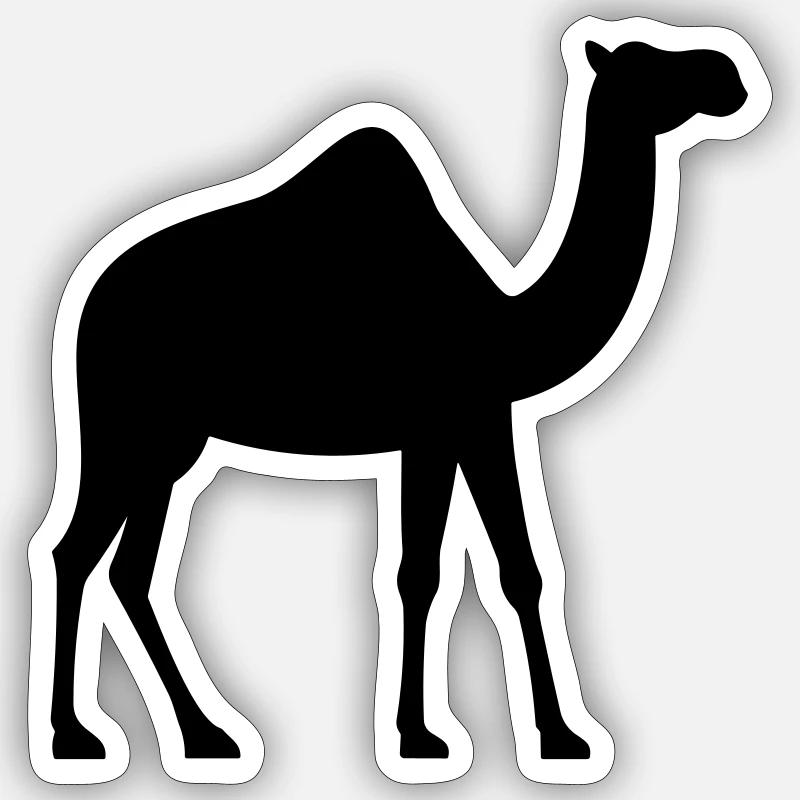 Camel Sticker size S (10 x 10 cm)