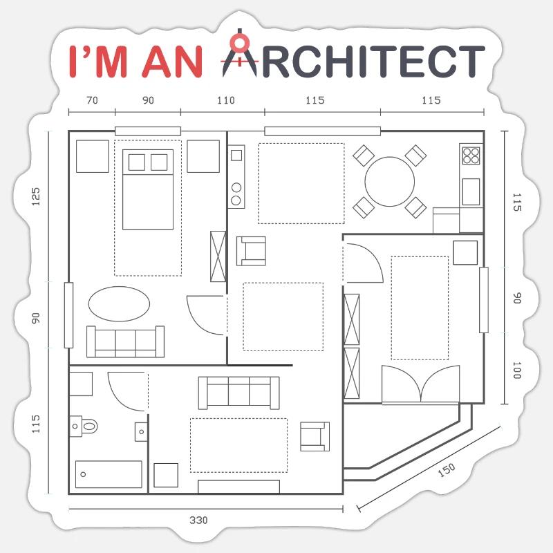 Sticker Größe S (10 x 10 cm) - 