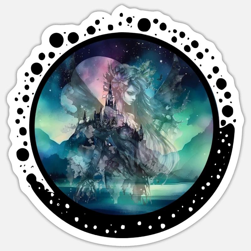 Cercle Beauté - Sticker taille S (10 x 10 cm) - blanc mat