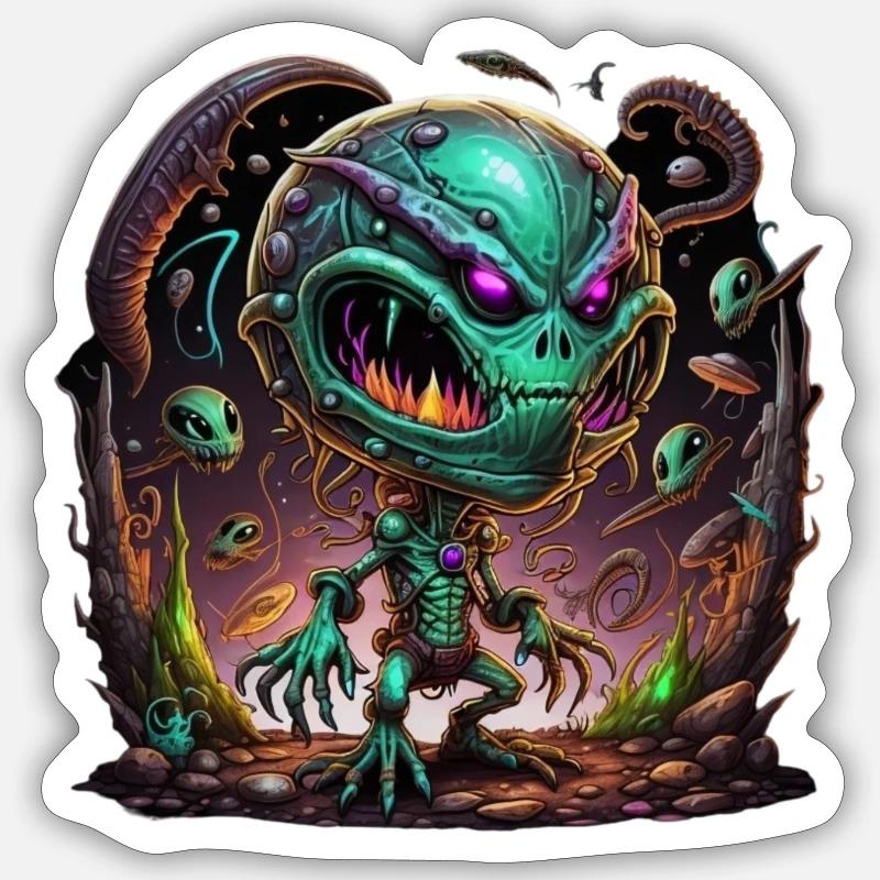 Sticker taille S (10 x 10 cm) - 