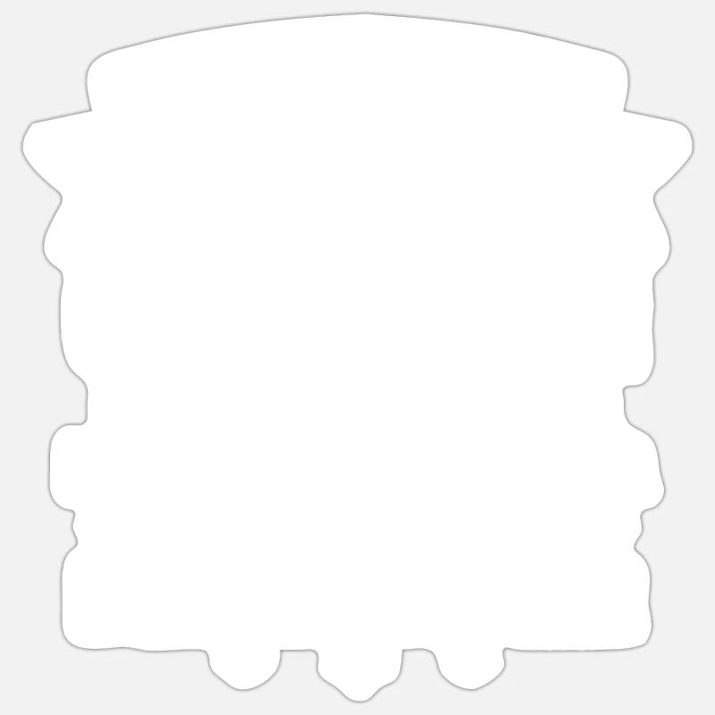 Une formidable collègue difficile - Sticker taille S (10 x 10 cm) - blanc mat