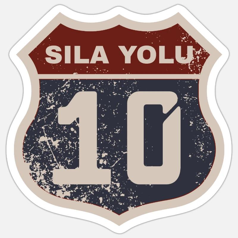 Balıkesir - Sticker taille S (10 x 10 cm) - blanc mat