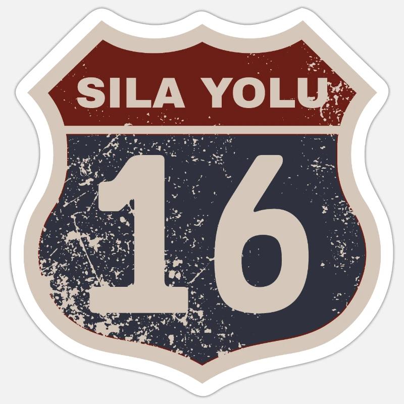 Bursa - Sticker size S (10 x 10 cm) - white matte