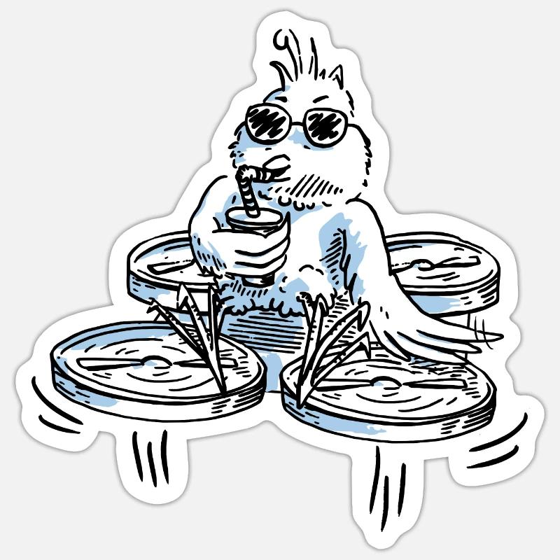 Sticker taille S (10 x 10 cm) - 