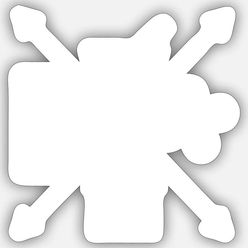 Sticker taille S (10 x 10 cm) - 