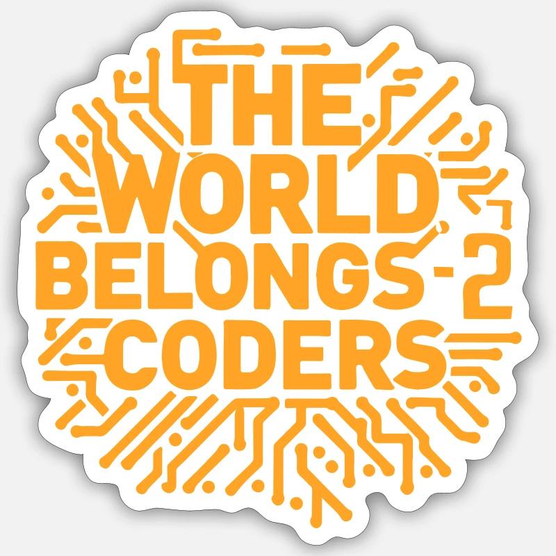 Humor-Zitat für Geeky Computer Coder Sticker Größe S (10 x 10 cm)