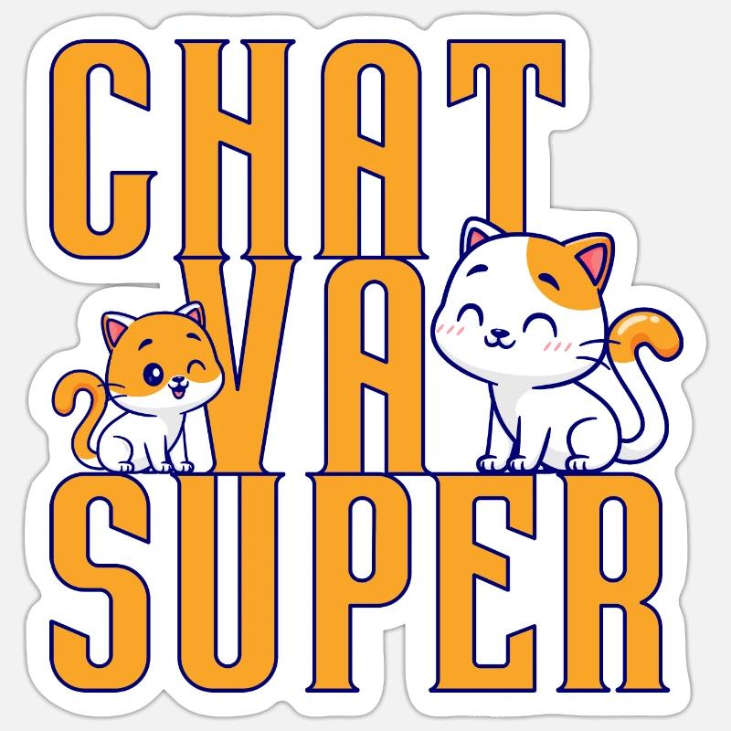 Sticker taille S (10 x 10 cm) - 