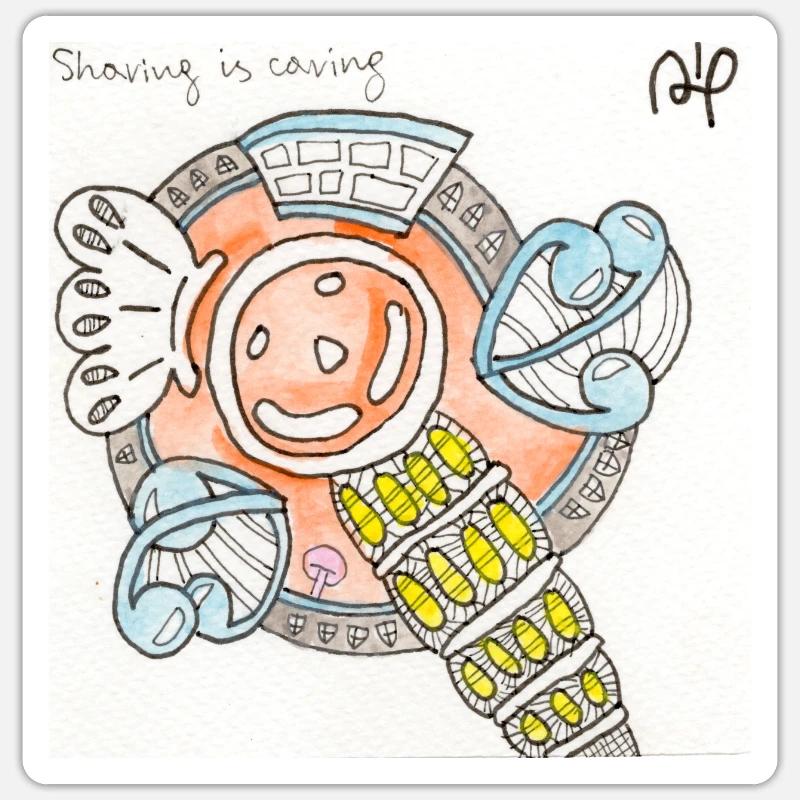 Sticker Größe S (10 x 10 cm) - 