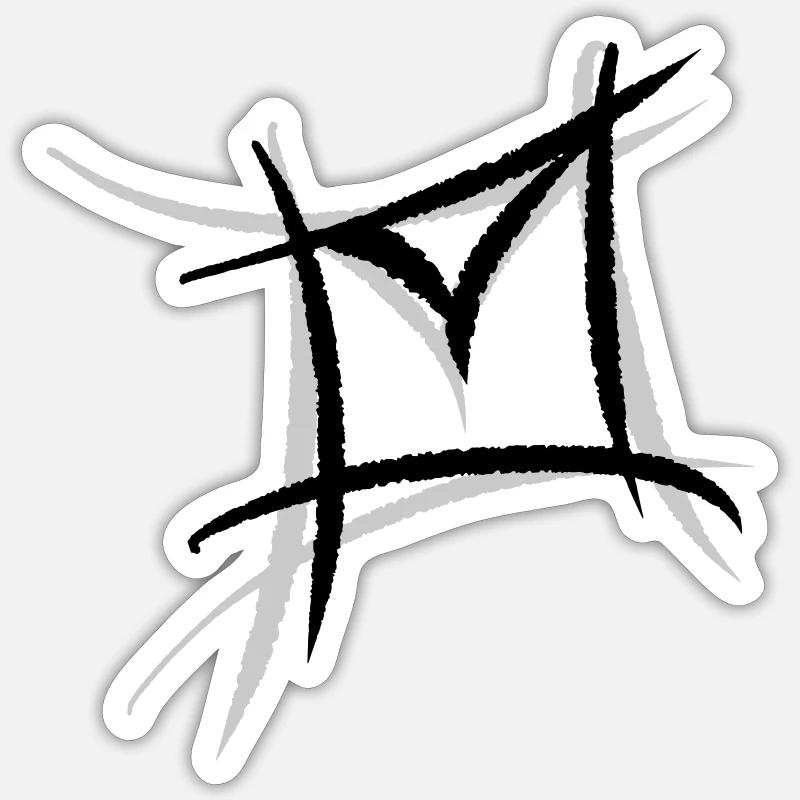 E-mail, icône d’enveloppe. Philatéliste Sticker taille S (10 x 10 cm)