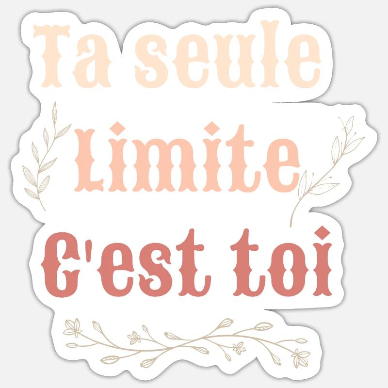 Motivation - Sticker size S (10 x 10 cm) - white matte