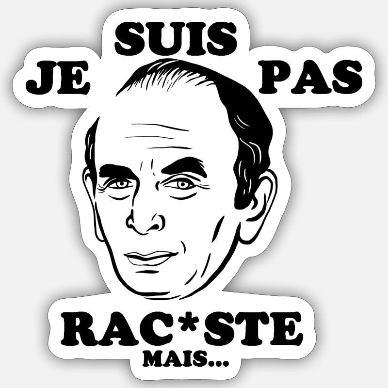 I'm not - Sticker size S (10 x 10 cm) - white matte