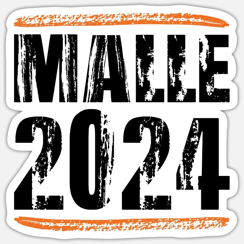 Devis Malle 2024 Sticker taille S (10 x 10 cm)