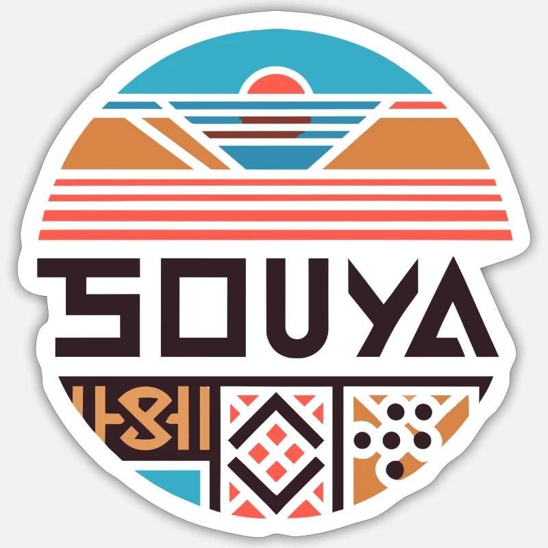 5OUYA - Sticker Größe S (10 x 10 cm) - Mattweiß