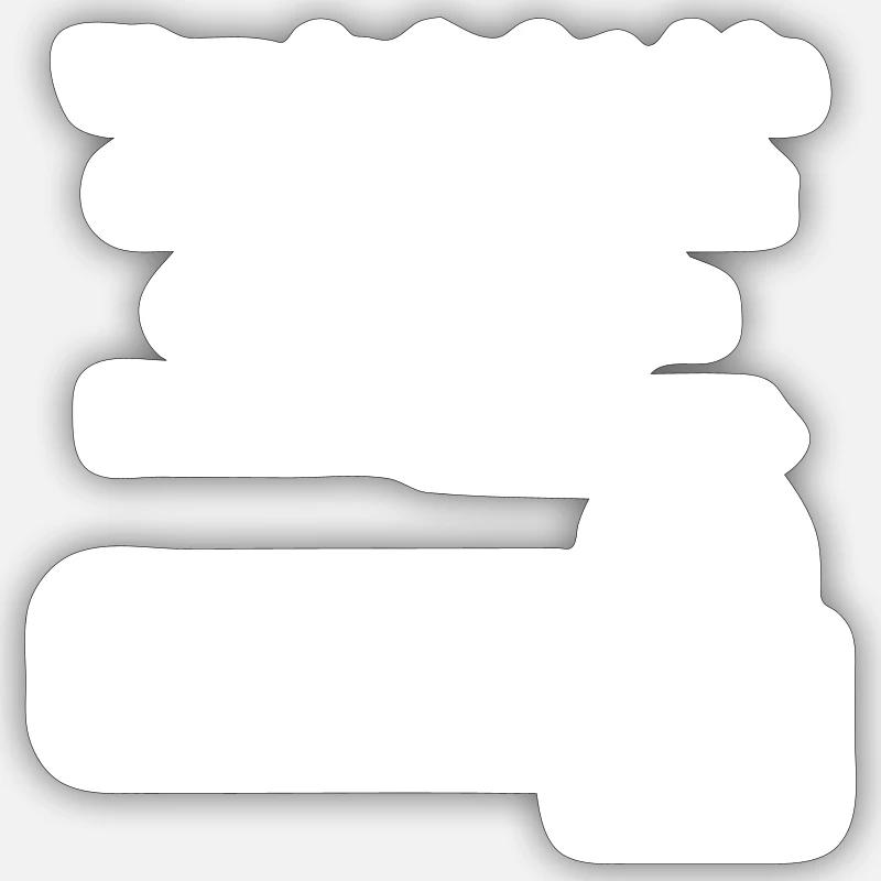 Wenn du glaubst dein Chef ist dumm... Sticker Größe S (10 x 10 cm)