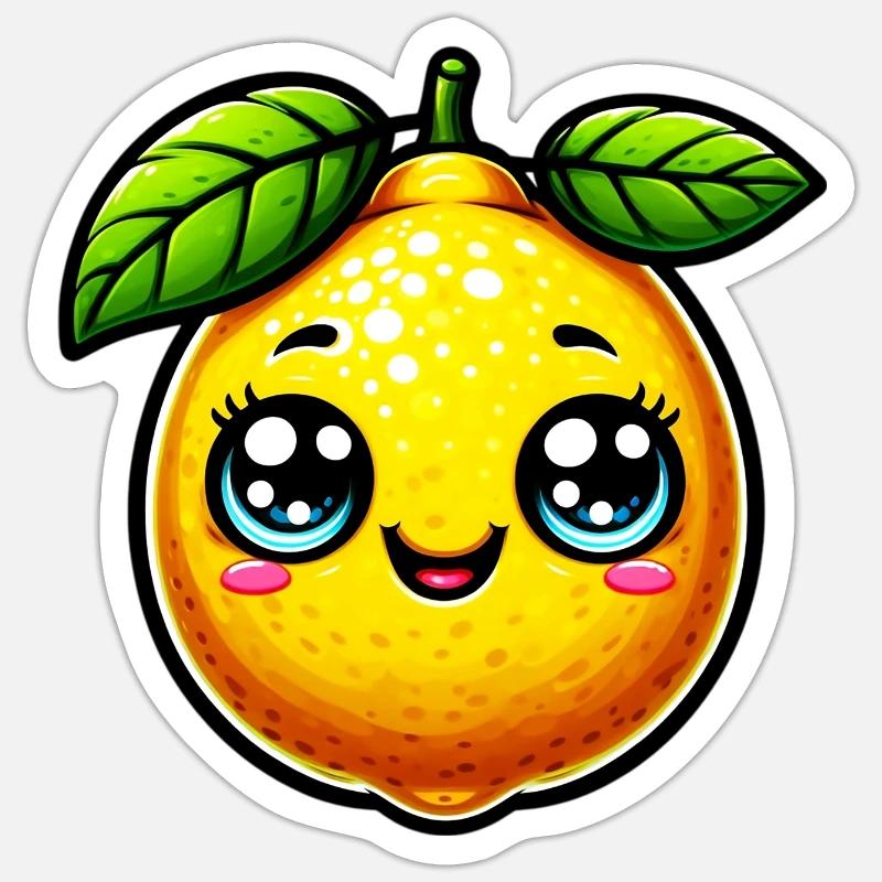 Lemon Lemons - Sticker size S (10 x 10 cm) - white matte