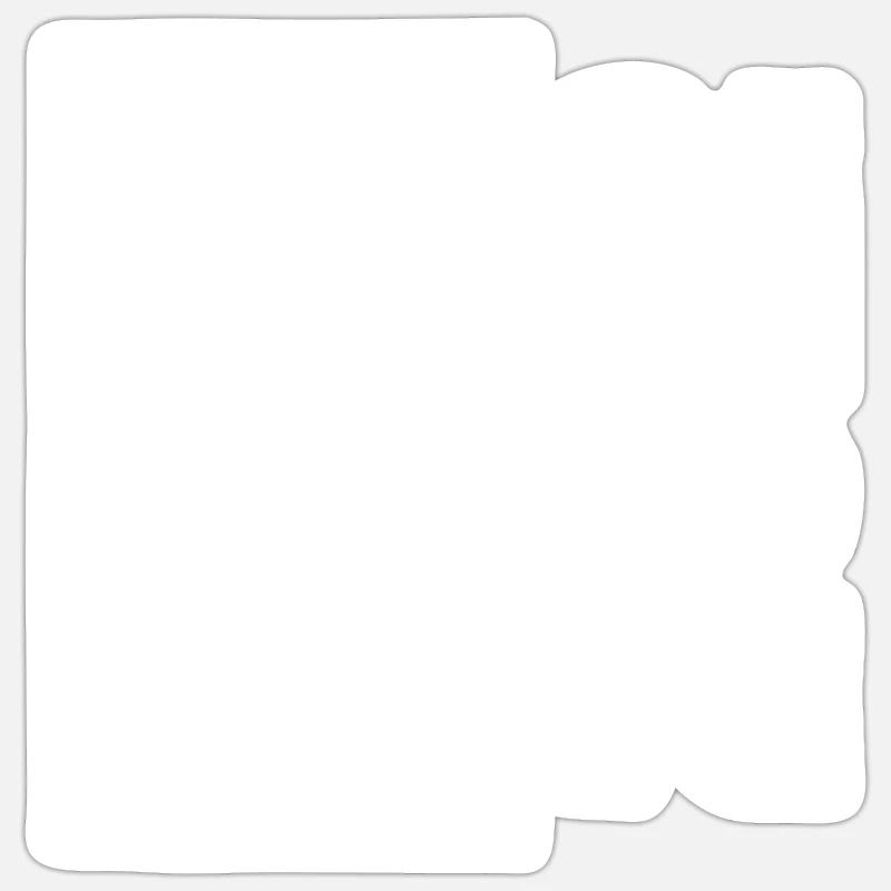 2012 - Sticker taille S (10 x 10 cm) - blanc mat