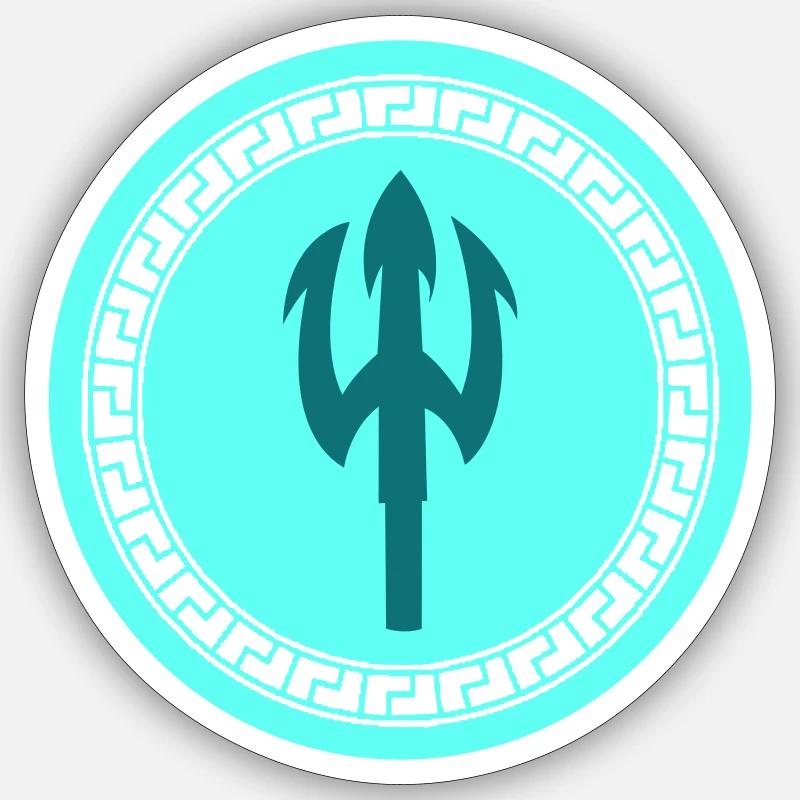 trident Sticker size S (10 x 10 cm)