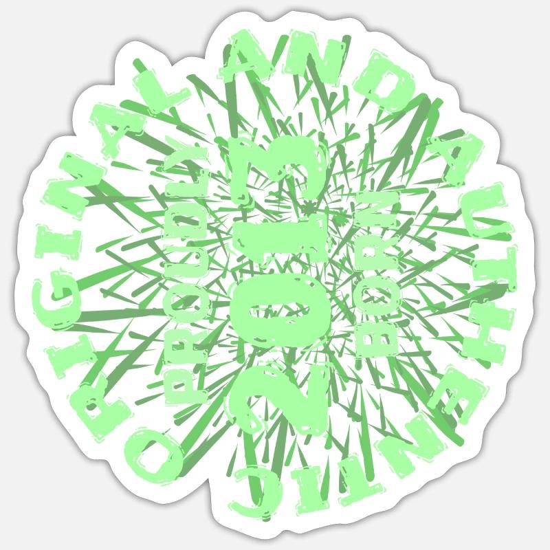 2013 - Sticker Größe S (10 x 10 cm) - Mattweiß