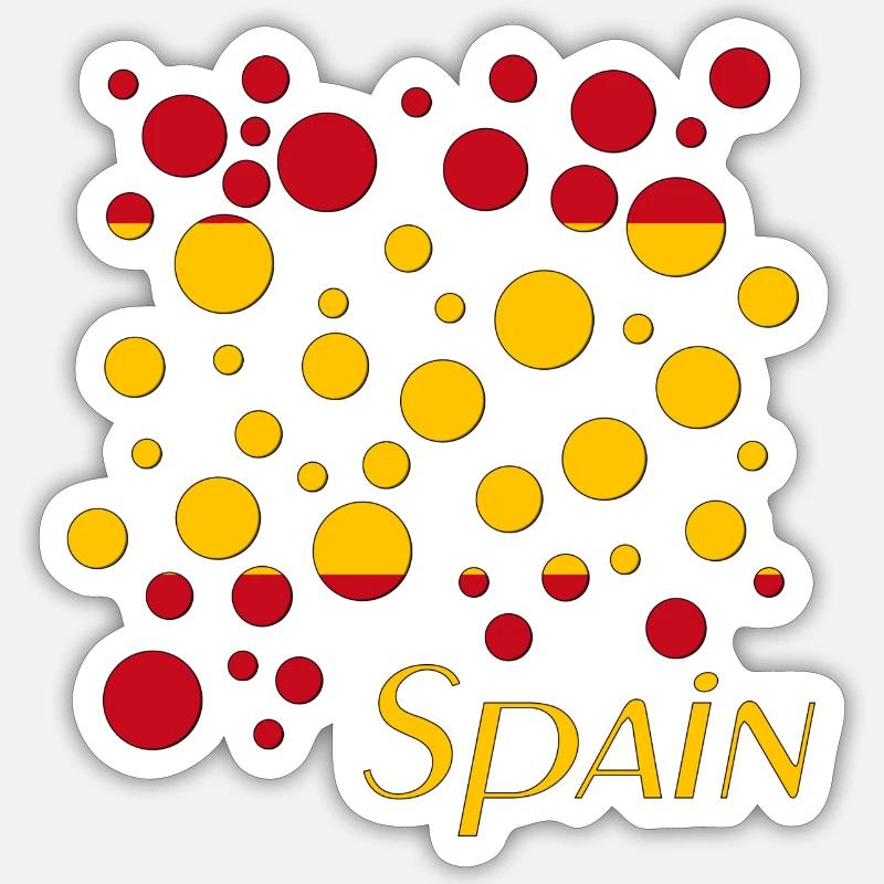 spain Sticker Größe S (10 x 10 cm)