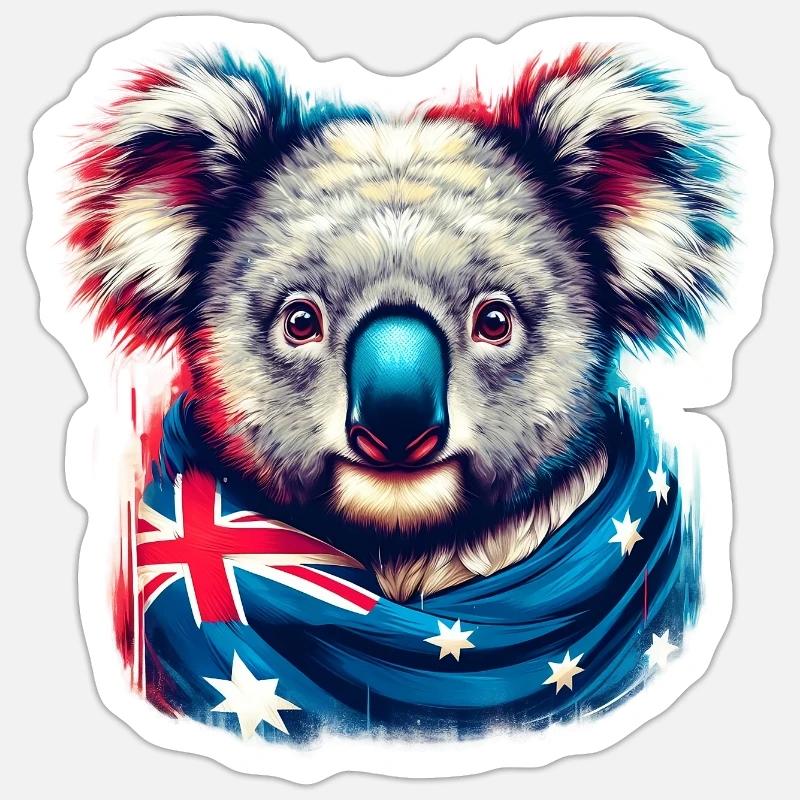 Koala Sticker size S (10 x 10 cm)