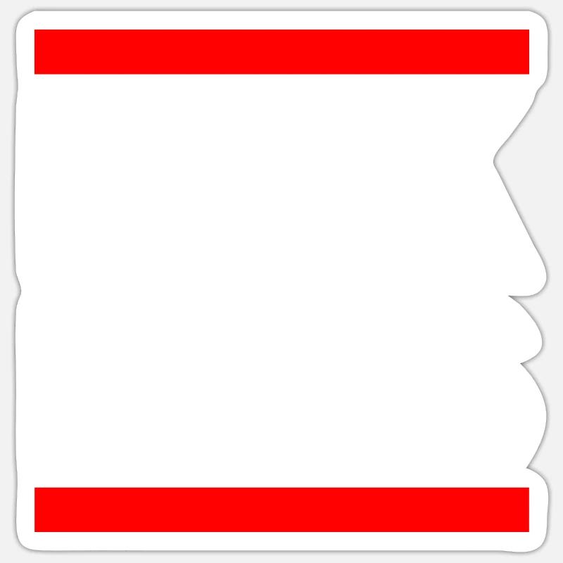 Fck hms - Sticker taille S (10 x 10 cm) - blanc mat